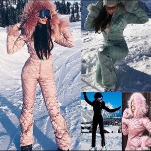 Ski suit black small for women